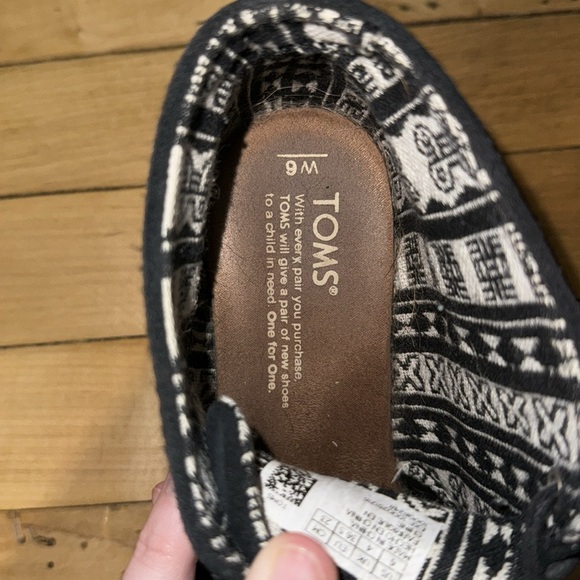 Black TOMS Wedge Booties - Picture 3 of 4